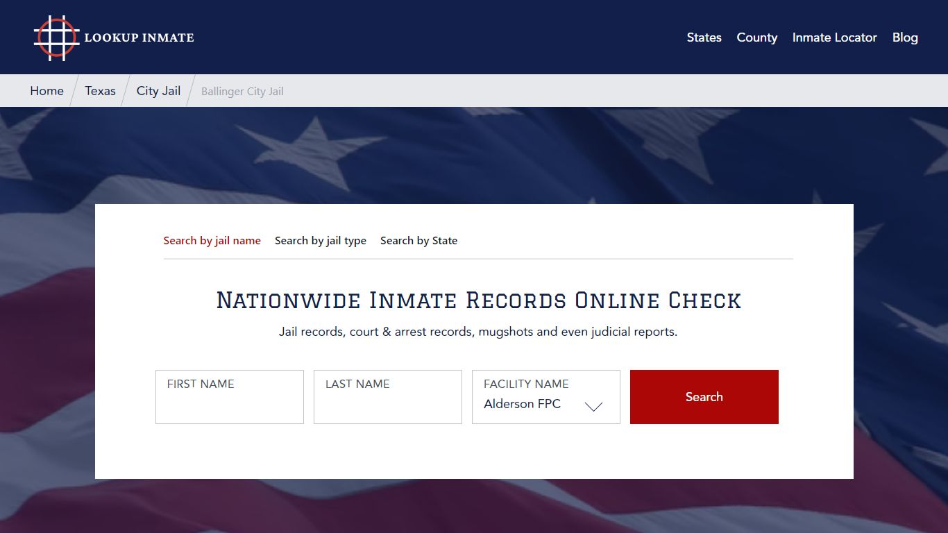 Ballinger City Jail in Texas - Lookup Inmate